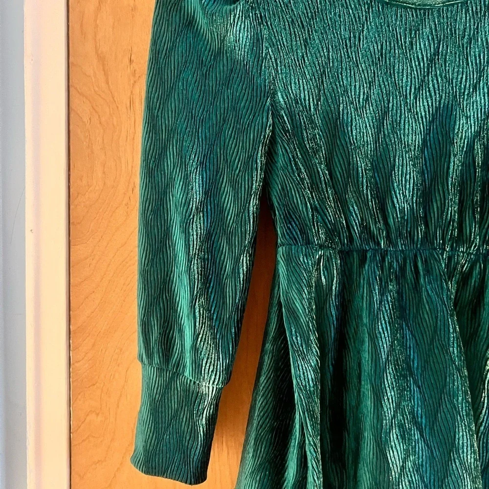 rare editions green velvet dress black tie event dress